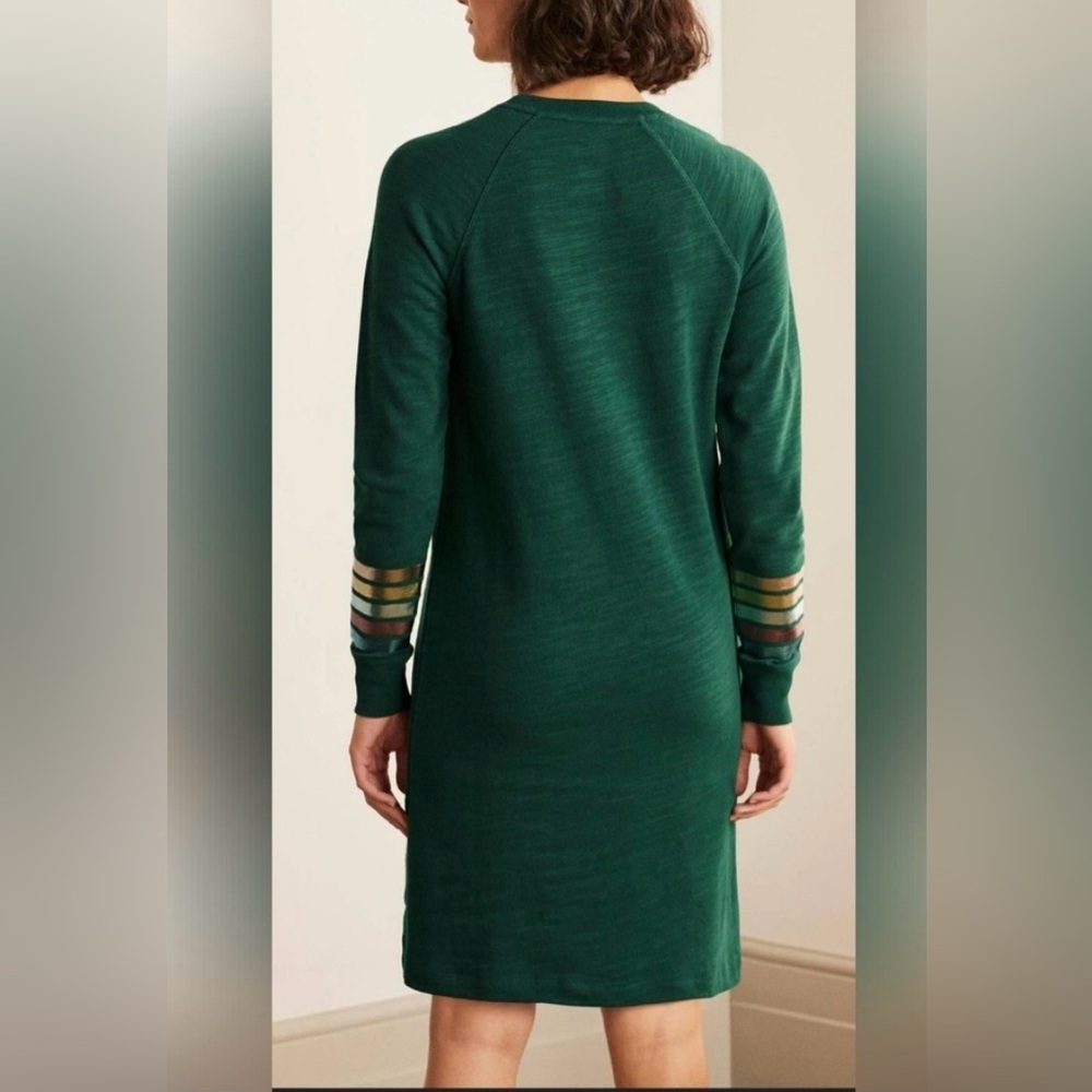 Boden Mabel Green Sweatshirt Dress *St. Patrick’s Day - Picture 2 of 6
